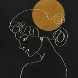 Canvas Midnight portrait I