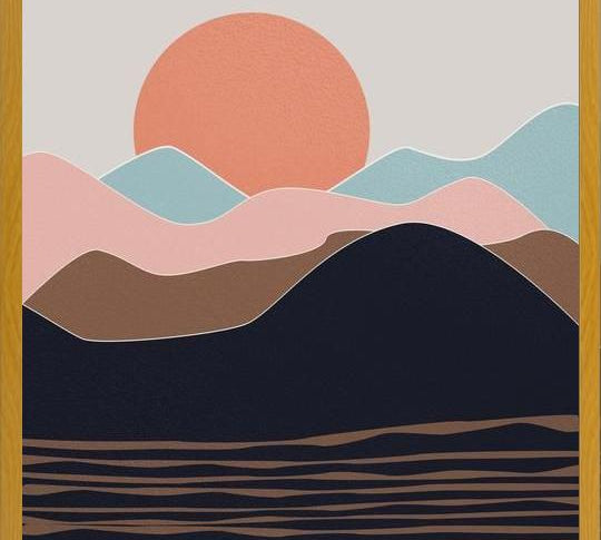 Cuadro Abstract Mountains 12