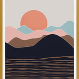 Cuadro Abstract Mountains 12