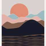 Cuadro Abstract Mountains 12