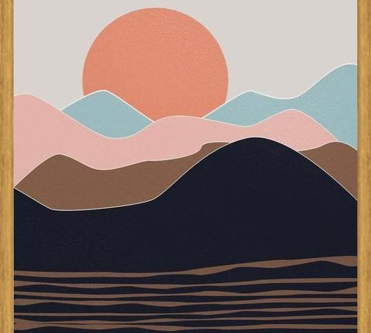 Cuadro Abstract Mountains 12