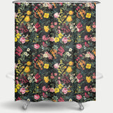 Cortina de Baño Floral and Bird V
