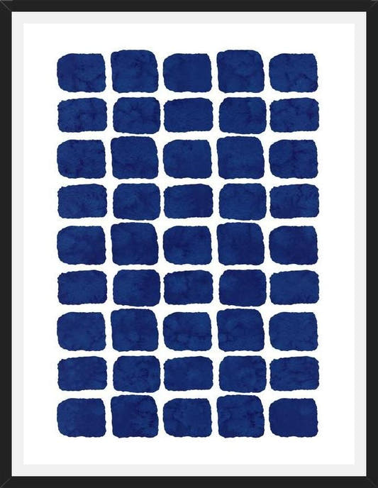 Cuadro Blue Watercolor Forms