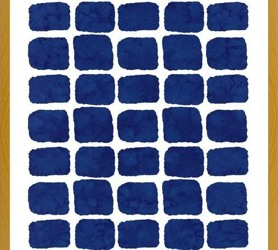 Cuadro Blue Watercolor Forms