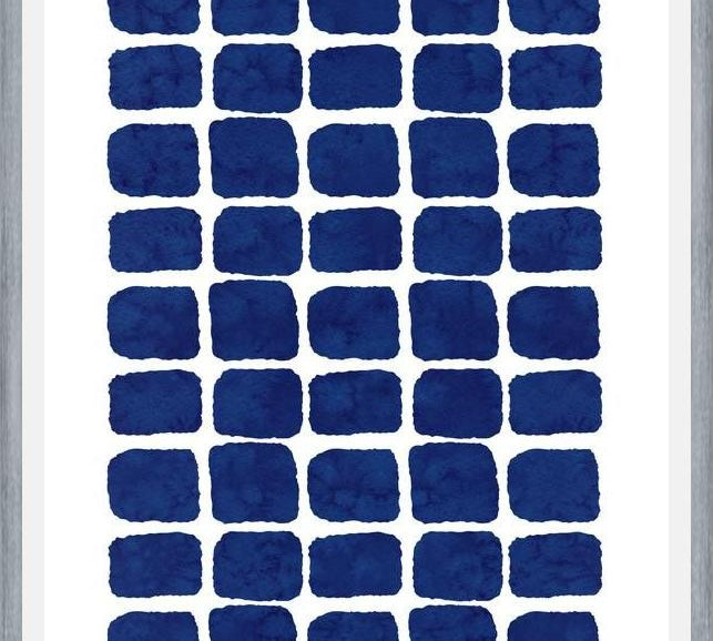 Cuadro Blue Watercolor Forms