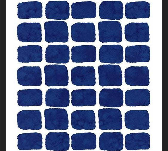 Cuadro Blue Watercolor Forms