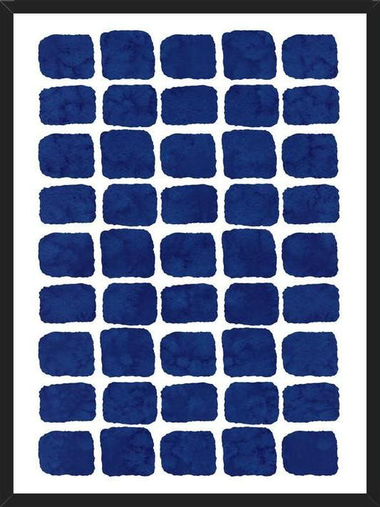 Cuadro Blue Watercolor Forms