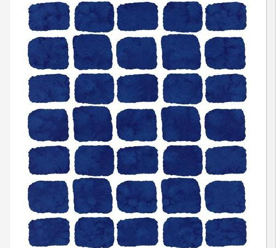 Cuadro Blue Watercolor Forms