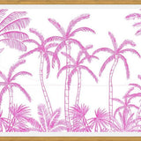 Cuadro Palmeras Pink