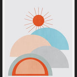 Cuadro Minimal vintage sunny landscape