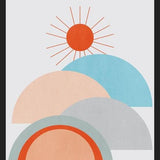 Cuadro Minimal vintage sunny landscape