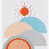 Cuadro Minimal vintage sunny landscape