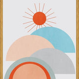 Cuadro Minimal vintage sunny landscape