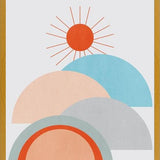 Cuadro Minimal vintage sunny landscape