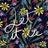 Canvas Let it Be Floral