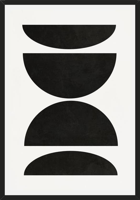 Cuadro ABSTRACT AND GEOMETRIC SHAPES 03BW