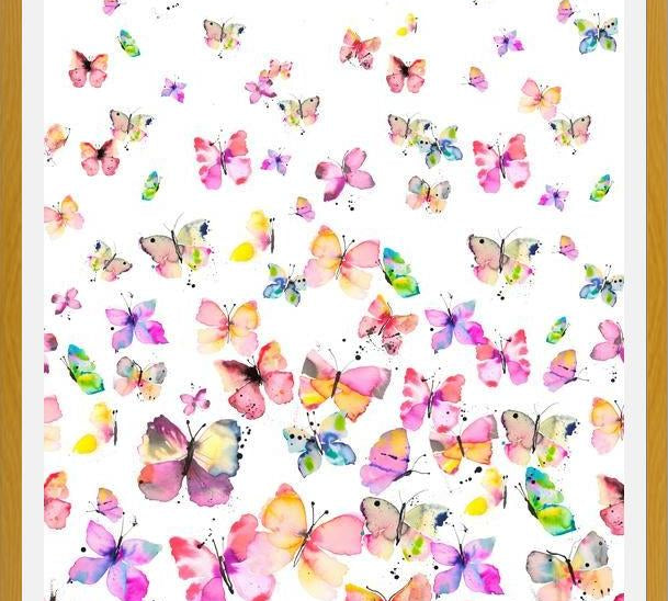 Cuadro Spring Watercolor Butterflies