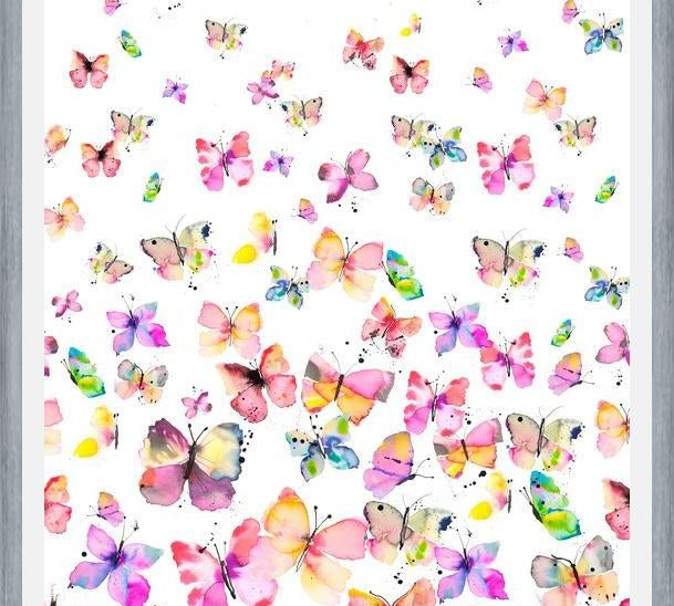 Cuadro Spring Watercolor Butterflies