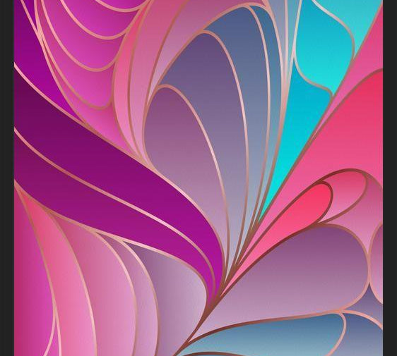 Cuadro Colorful Art Deco II