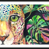Cuadro Leopardo en la jungla