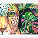 Cuadro Leopardo en la jungla
