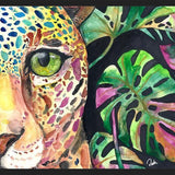 Cuadro Leopardo en la jungla