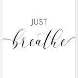 Cuadro Just breathe