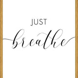 Cuadro Just breathe