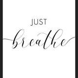 Cuadro Just breathe