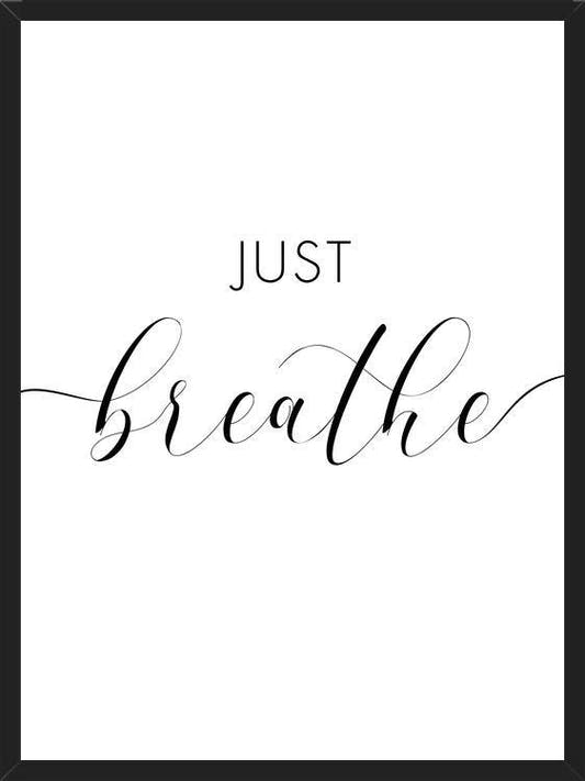 Cuadro Just breathe