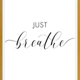 Cuadro Just breathe