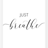 Cuadro Just breathe