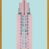 Cuadro Edificio rosado