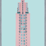 Cuadro Edificio rosado
