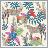 Cuadro Hand drawn leopard colorful tropicalecru
