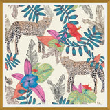 Cuadro Hand drawn leopard colorful tropicalecru