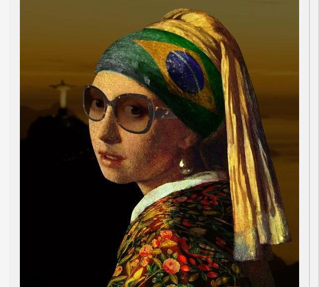 Cuadro VERMEER TROPICAL