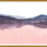 Cuadro Watercolor landscape in two colors