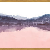 Cuadro Watercolor landscape in two colors
