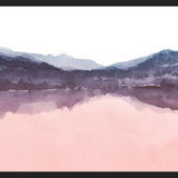 Cuadro Watercolor landscape in two colors