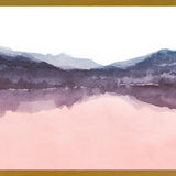 Cuadro Watercolor landscape in two colors