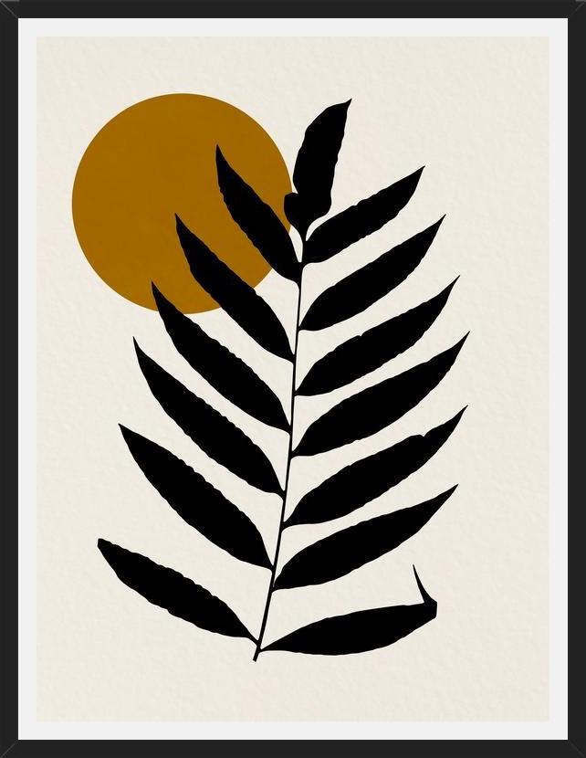 Cuadro Leaf And Sun - 05