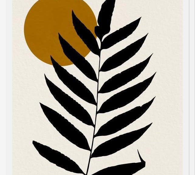Cuadro Leaf And Sun - 05