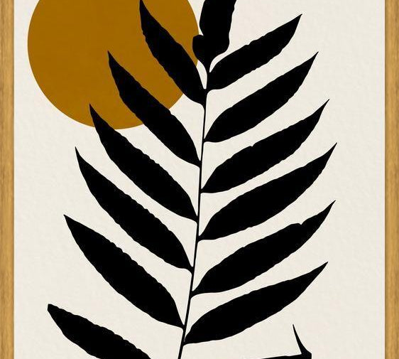 Cuadro Leaf And Sun - 05