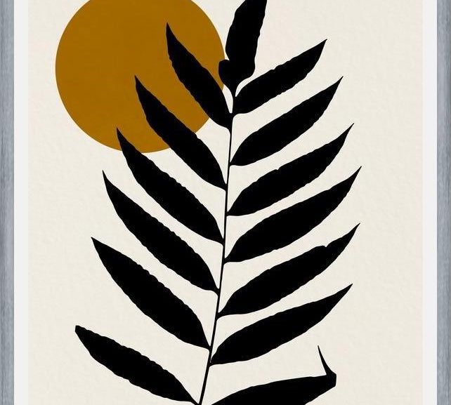 Cuadro Leaf And Sun - 05