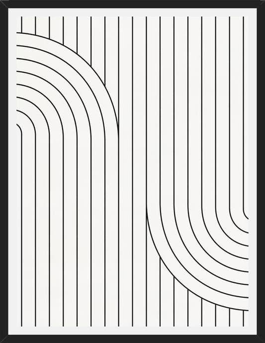 Cuadro Line And Shapes - b01