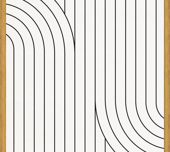 Cuadro Line And Shapes - b01