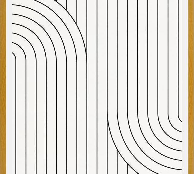 Cuadro Line And Shapes - b01