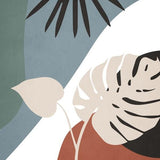 Canvas Leaves Boho IV