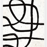 Cuadro Scandi Abstract Marker Line Art